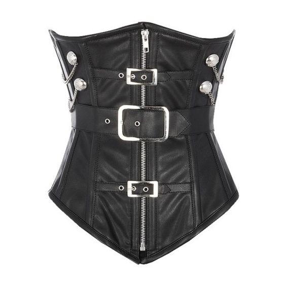 Online Sale upto 70% on Pink Faux Leather Underbust Latex Corset Top –  CorsetsNmore